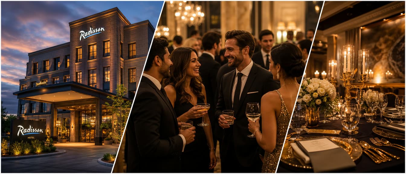 Networking, cocktails and dinner at Radisson Bengaluru